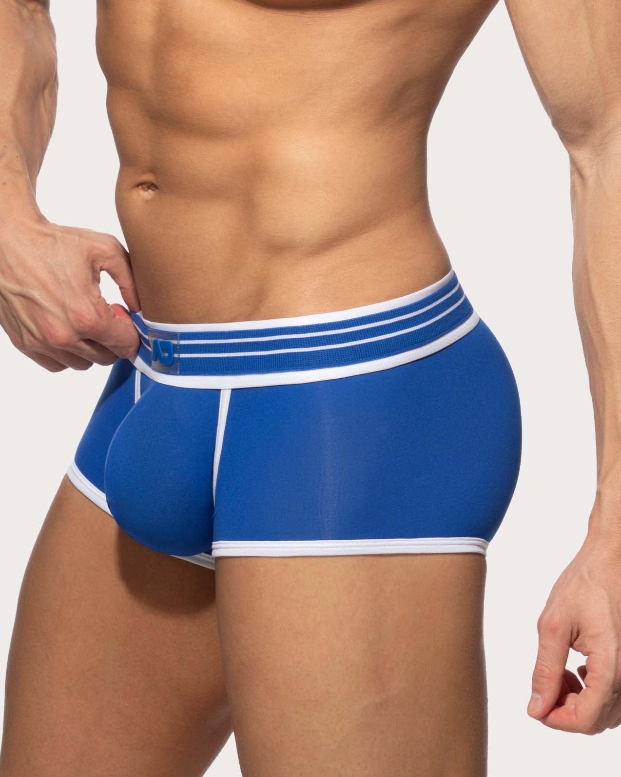 Leicht transparente Addicted Boxershorts 'Double Trouble Trunk' royal blue, side, 53854643126598, 53854643159366, 53854643192134, 53854643224902