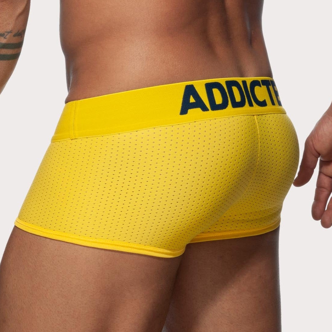 Addicted Boxershorts 'Push Up Mesh Trunk' yellow back, 50613888483654, 50613888516422, 50613888549190, 50613888581958, 50613888614726