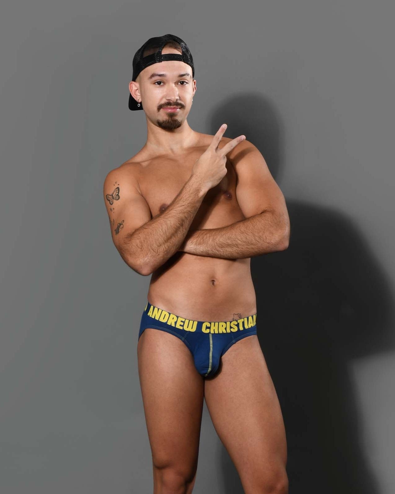 Andrew Christian Almost Naked Happy Brief - sexy Männer Slip in knalligen Farben, blue Lifestyle