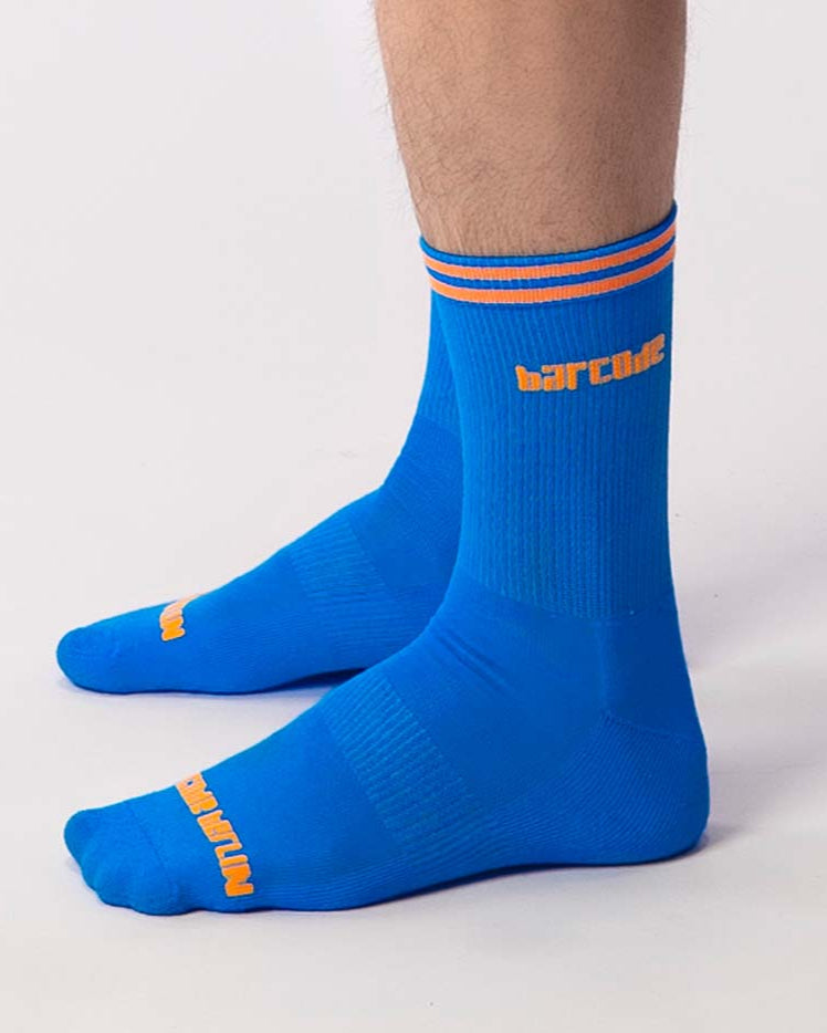Barcode Berlin Sportsocken 'Festival Socks' blue