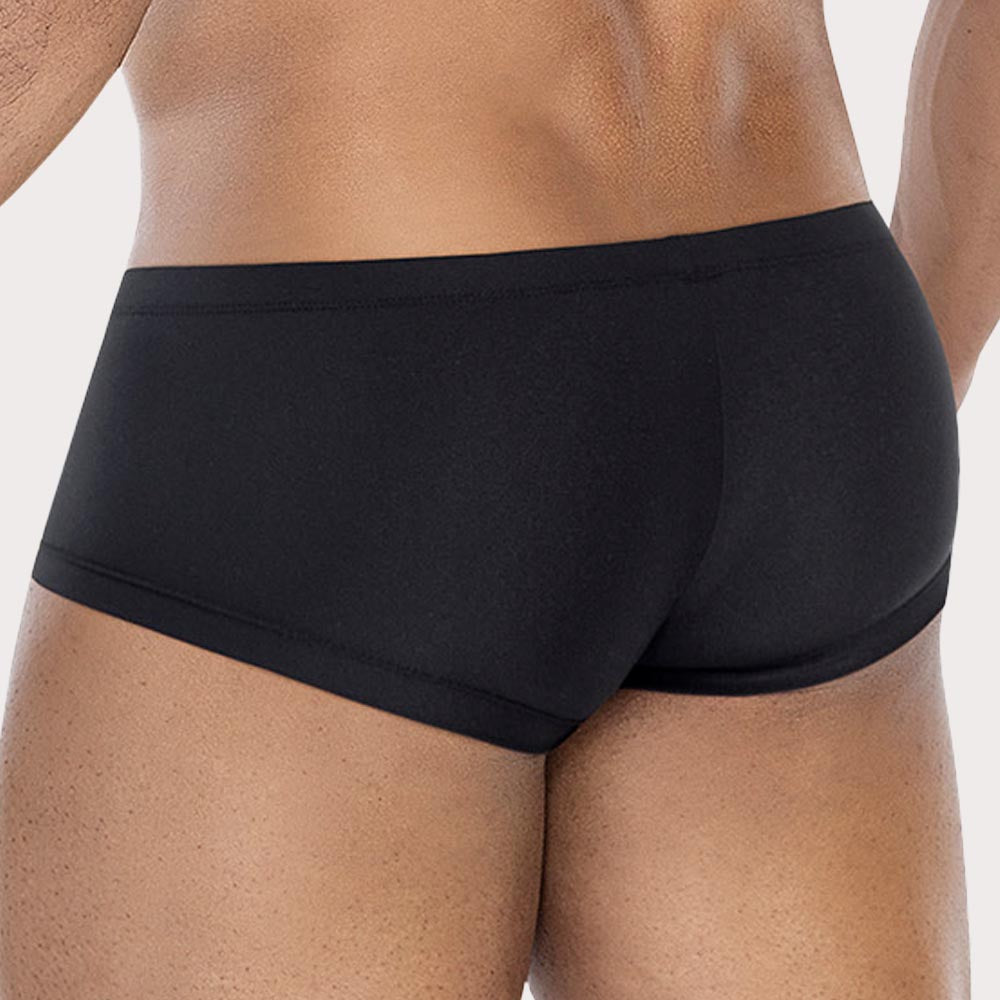 Cut4Men SP4NDEX Hipster - Knappe Herren Pants aus Mikrofaser in schwarz, back