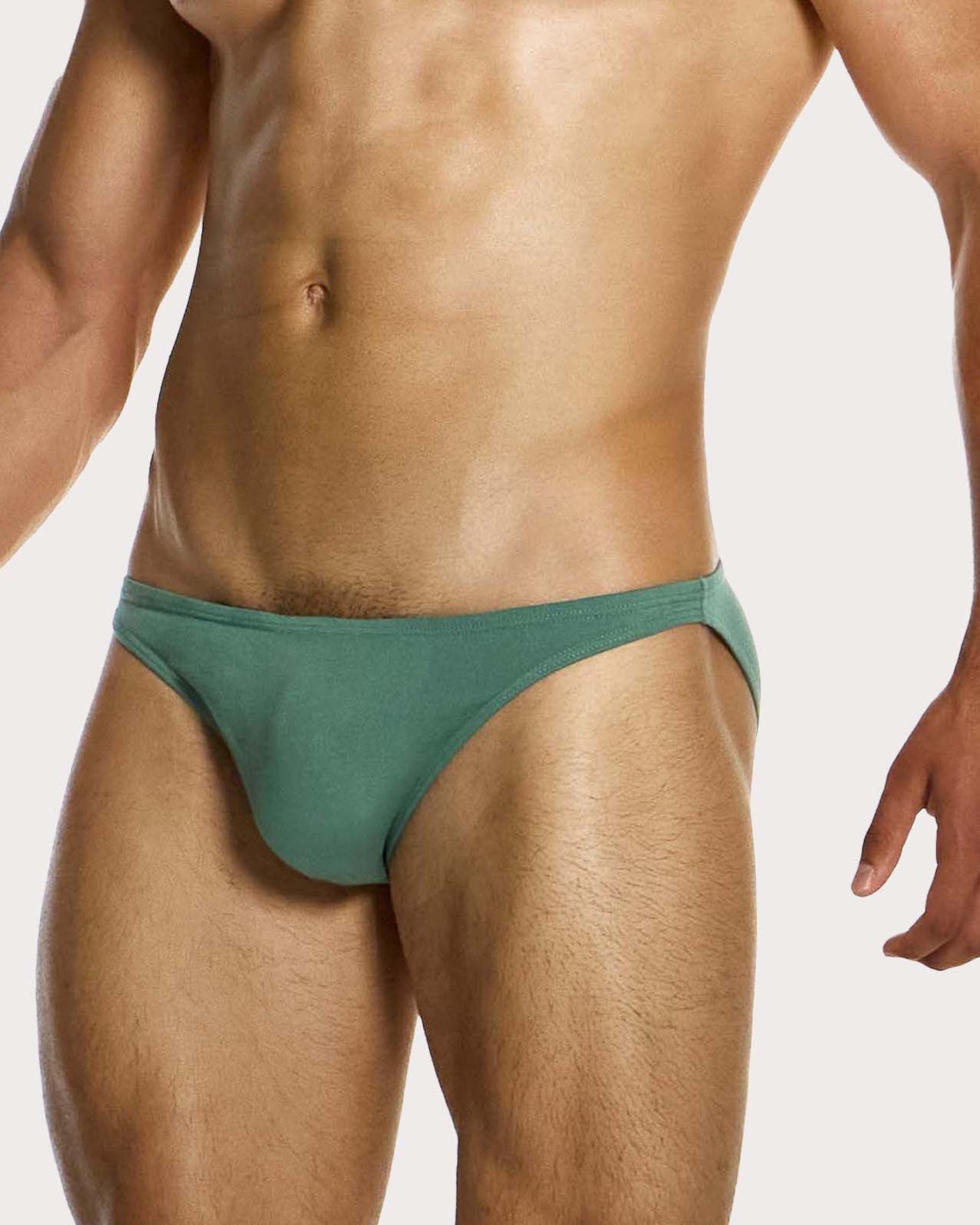 Knapper Modus Vivendi Slip 'Bamboo Low Cut Brief' green front, 50624284229958, 50624284262726, 50624284295494, 50624284328262