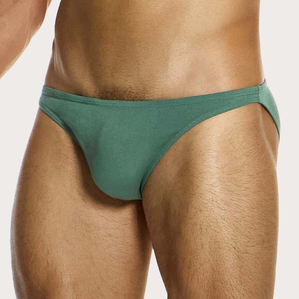 Modus Vivendi Slip 'Bamboo Low Cut Brief' green front, 50624284229958, 50624284262726, 50624284295494, 50624284328262