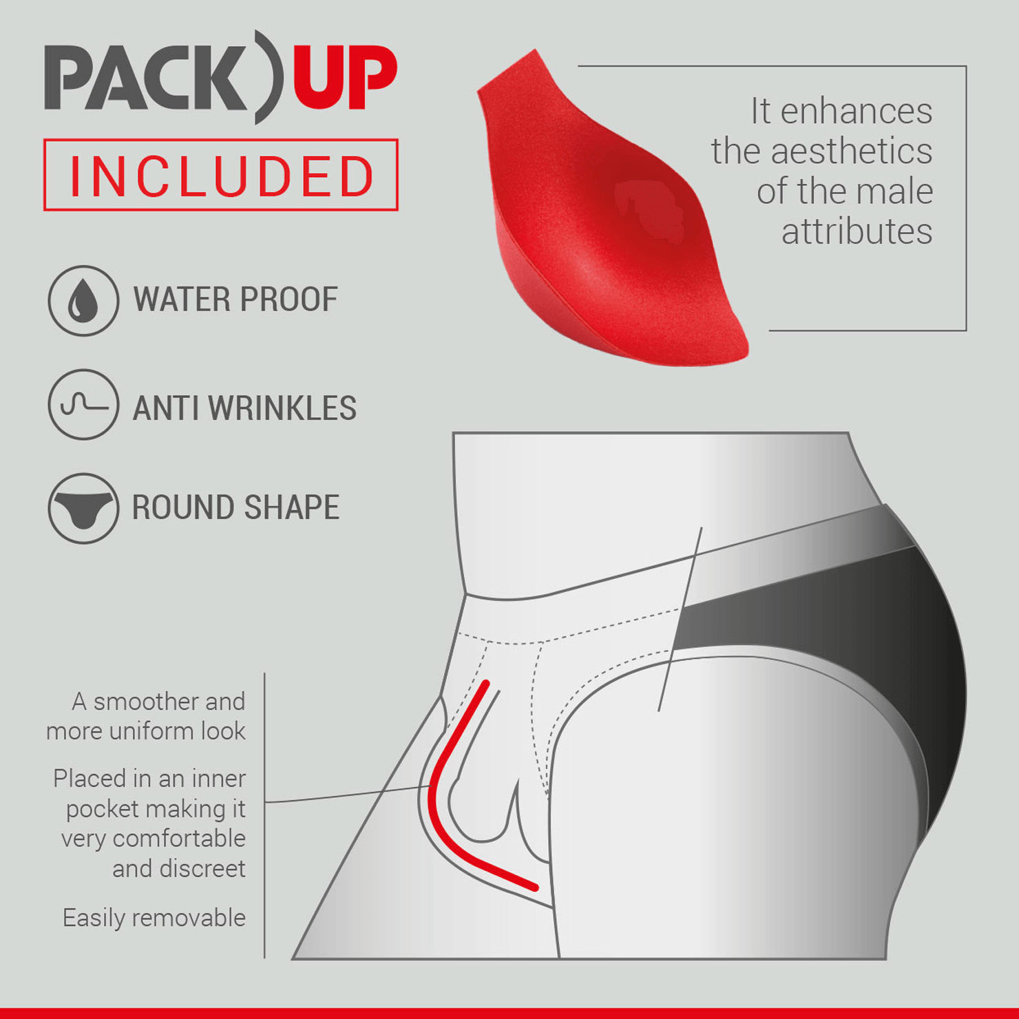 Addicted Push Up Einlage 'Pack Up'