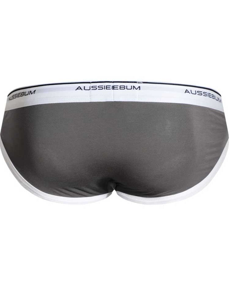 aussieBum Slip 'Baseline Brief' grey, back