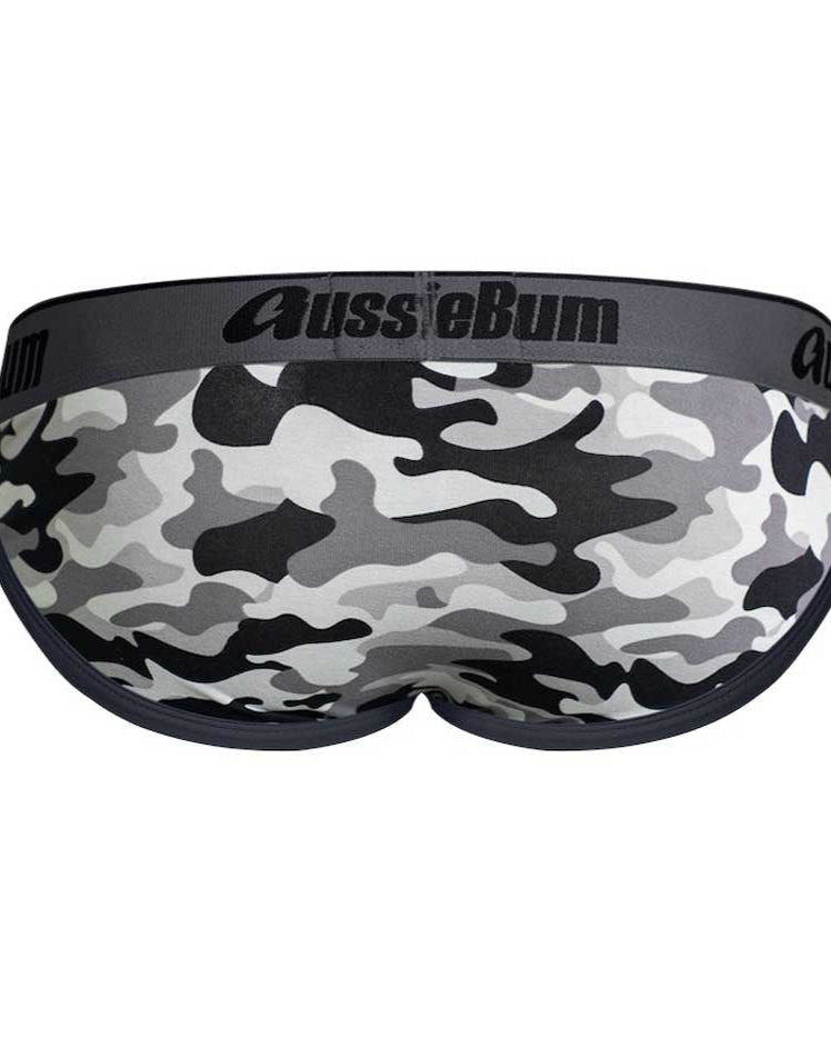 Aussiebum Slip 'Cottonsoft Brief' camo, back - komfortabler Slip für Männer mit perfekter Passform