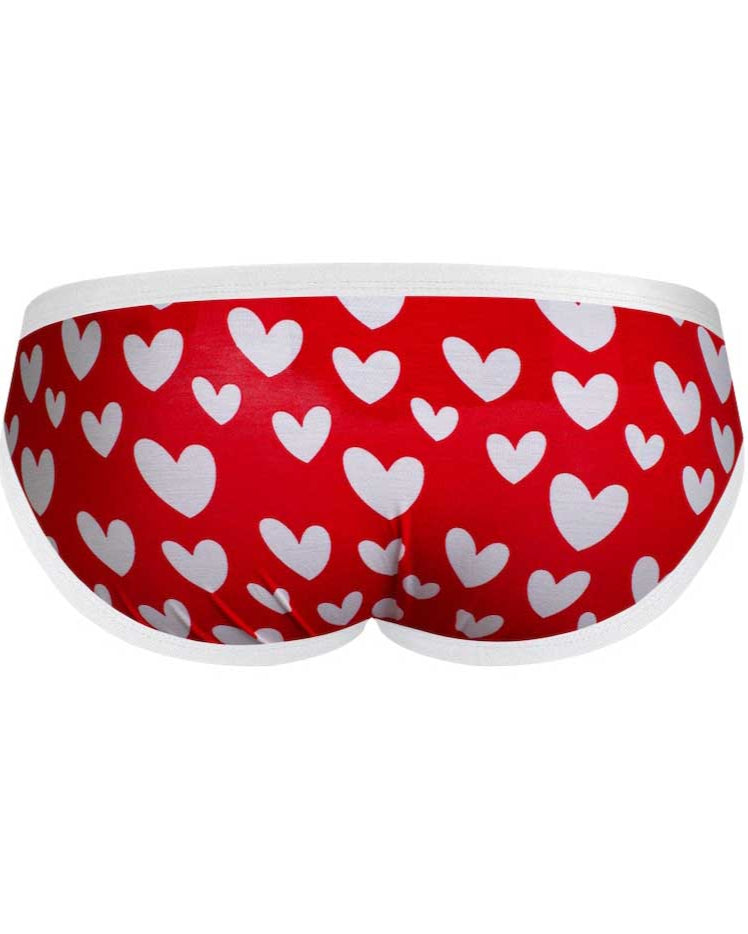 aussieBum Mini-Slip 'Teeball Brief' Heart, back