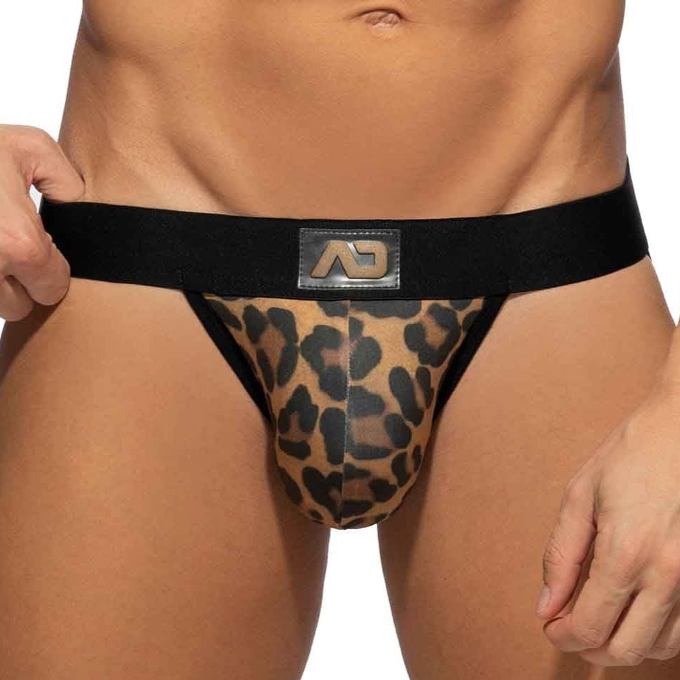 Gewagter Addicted Jockstrap 'Leopard Fresh Jock' im sexy Animal Print, front
