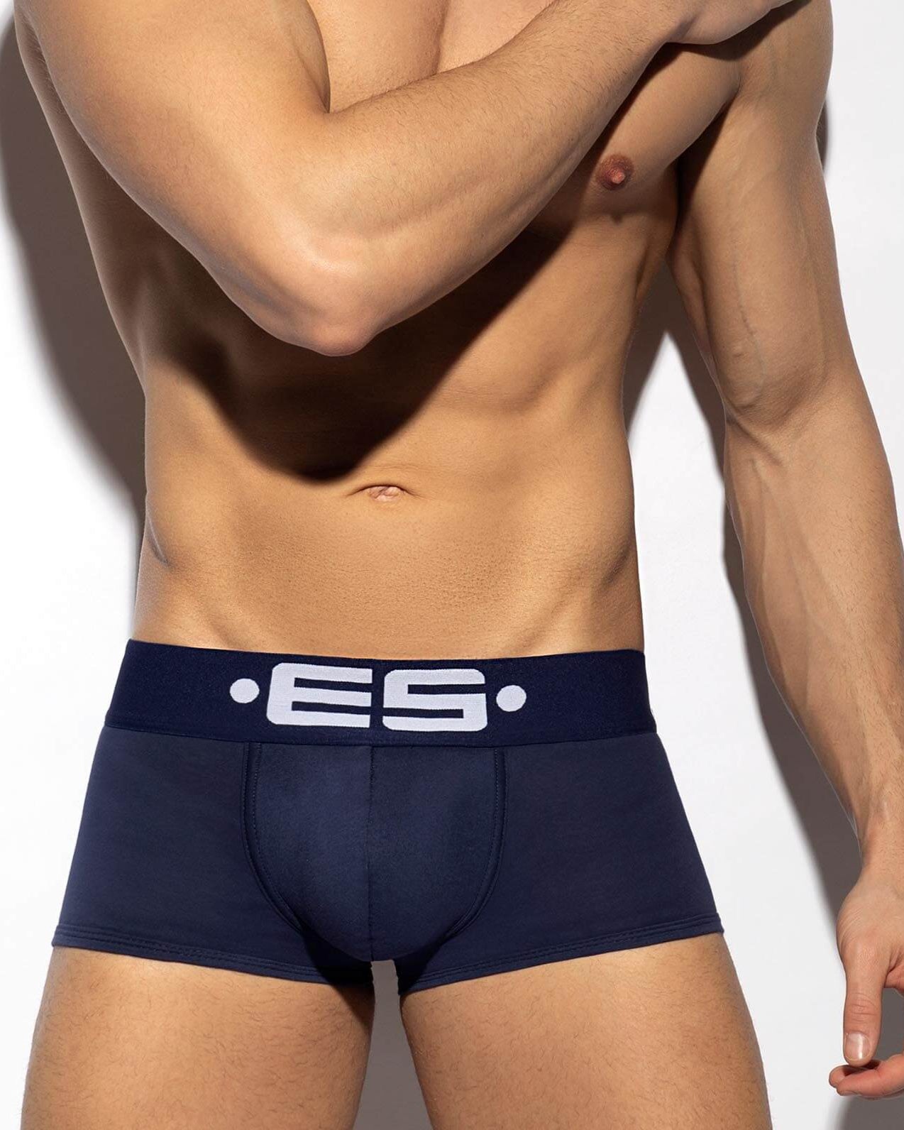 ES Collection Pack Up Wondertrunk - Boxershorts mit Push-Up Einlage für Männer, navy, Frontansicht