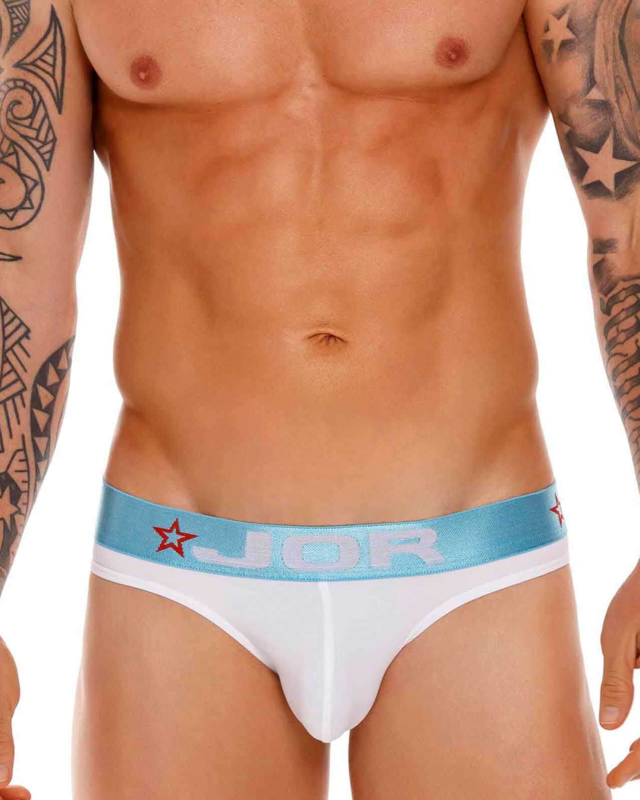 Microfaser Herren Slip 'BIKINI BRIEF' in weiß von JOR Underwear
