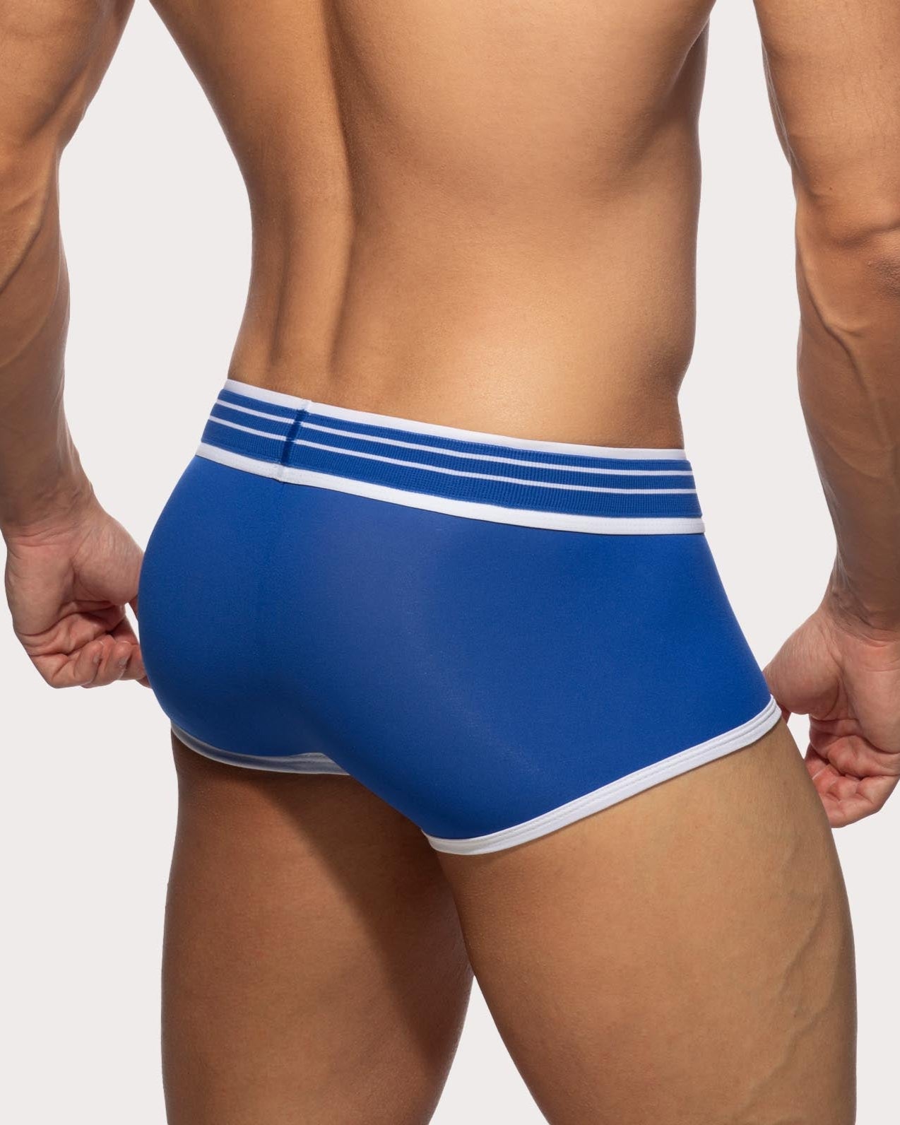 Leicht transparente Addicted Boxershorts 'Double Trouble Trunk' royal blue, back, 53854643126598, 53854643159366, 53854643192134, 53854643224902