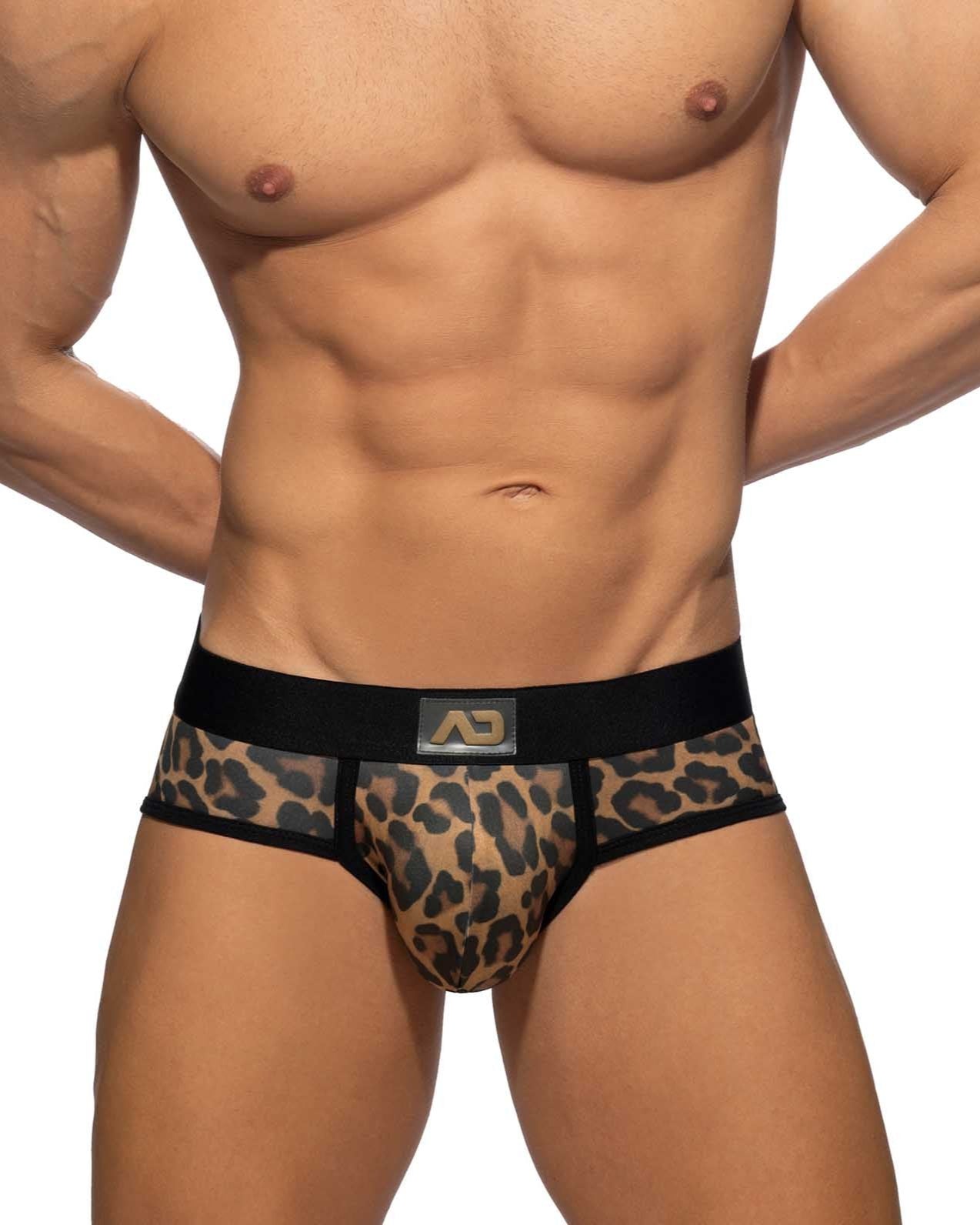 Addicted Leopard Fresh Brief - Sexy Männer Slip mit ausgefallenem Leopardenmuster