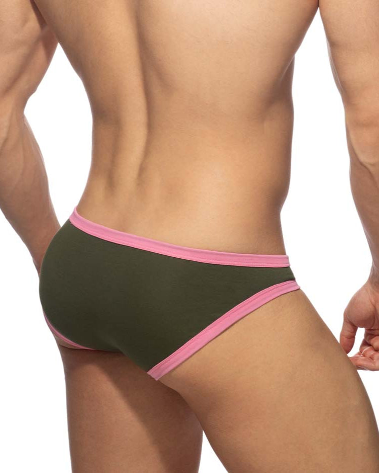 Addicted Twink Cotton Brief khaki, back