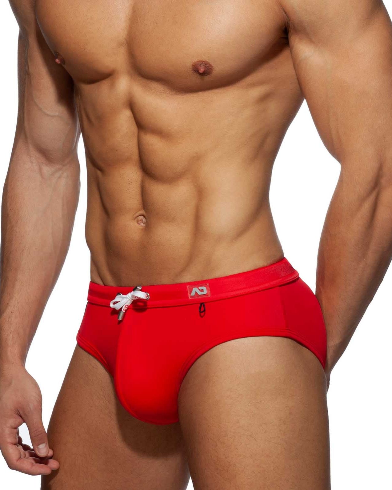 Addicted Badeslip 'Racing Side Swim Brief' mit Push-Up Einlage in rot, side
