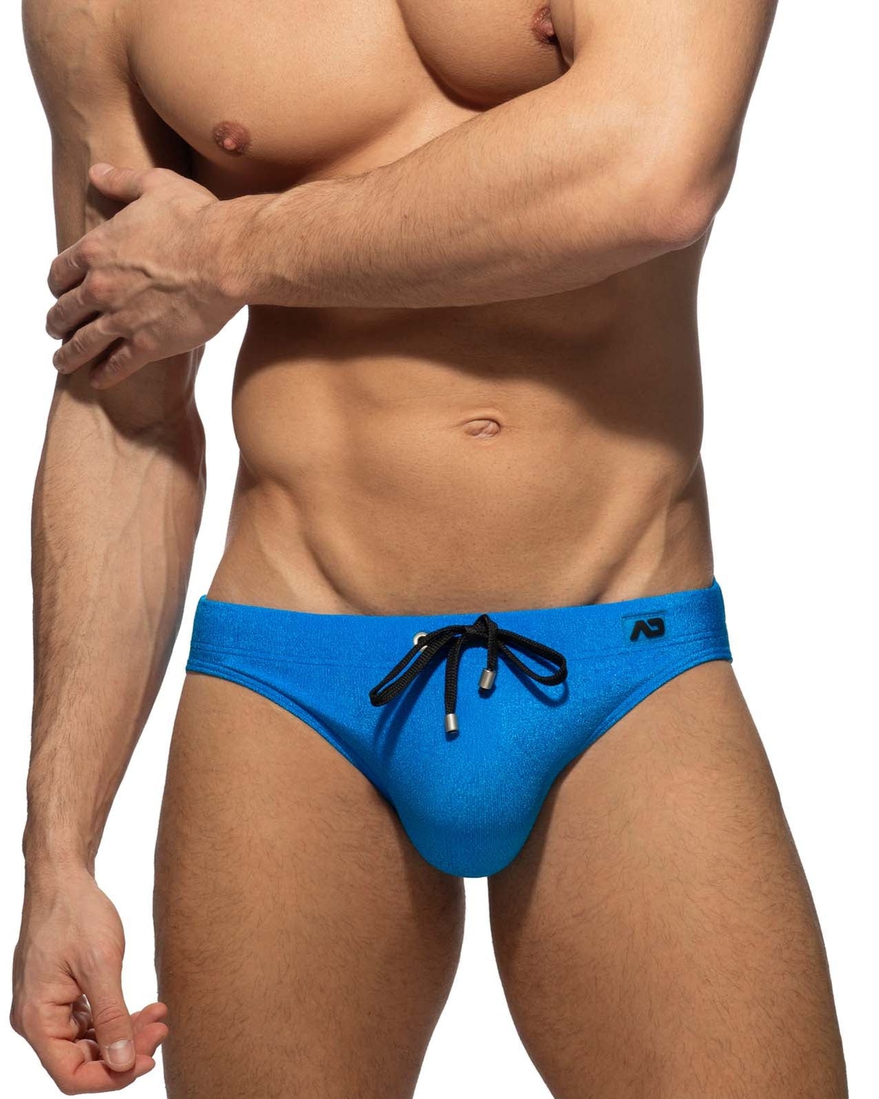 Addicted Swim Brief 'Pique Speedo' blue, front