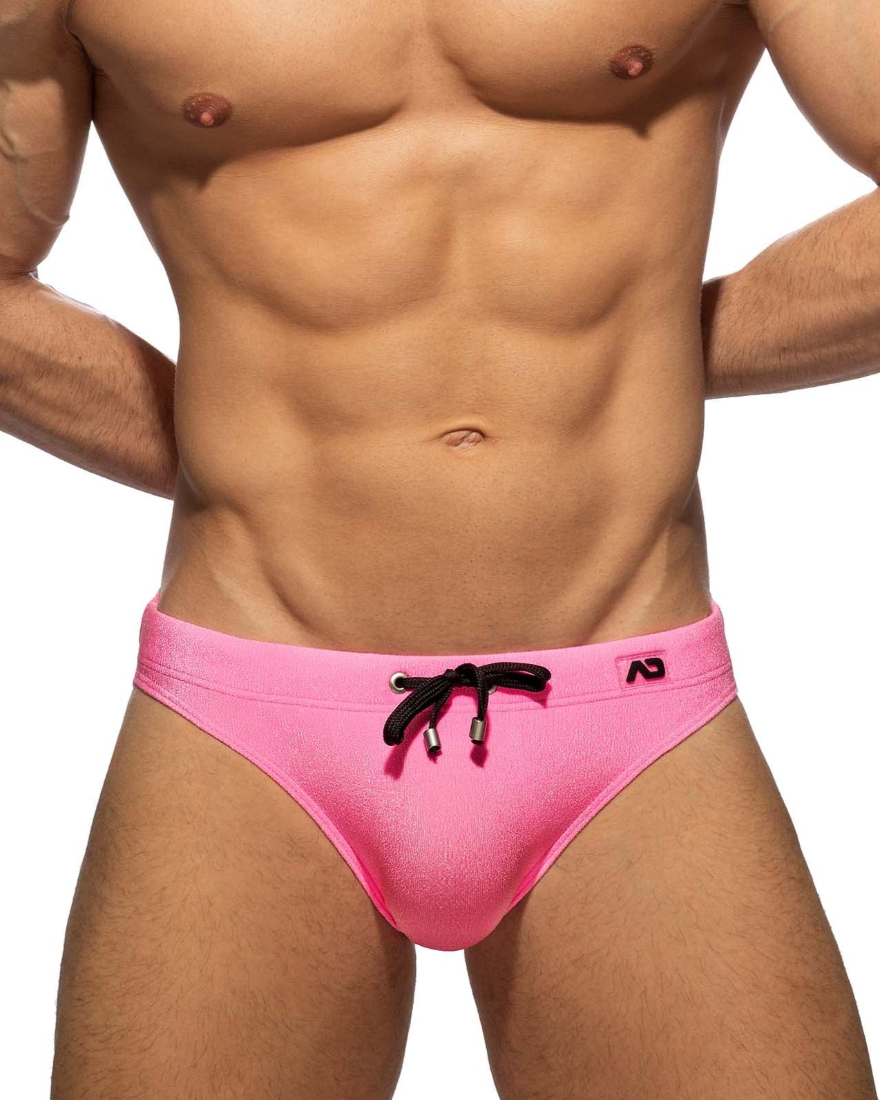 Addicted Pique Swim Bikini pink, front