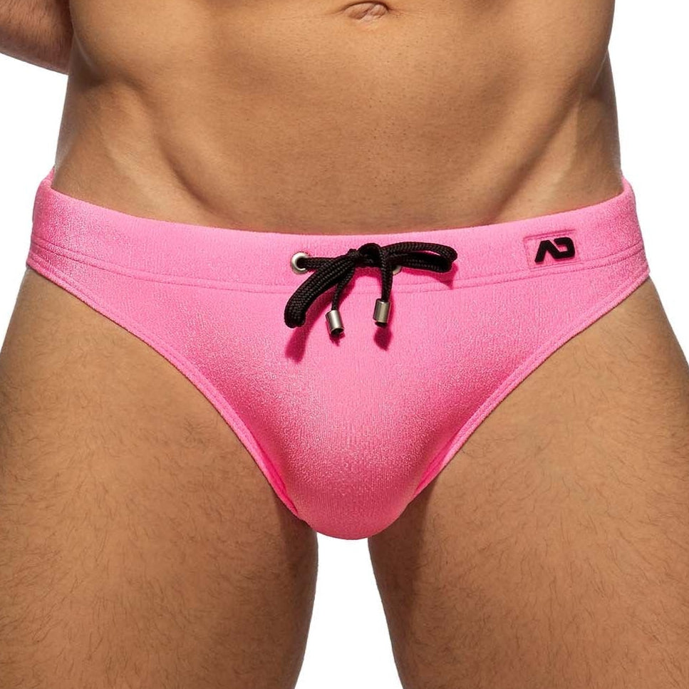 Addicted Pique Swim Bikini pink, front