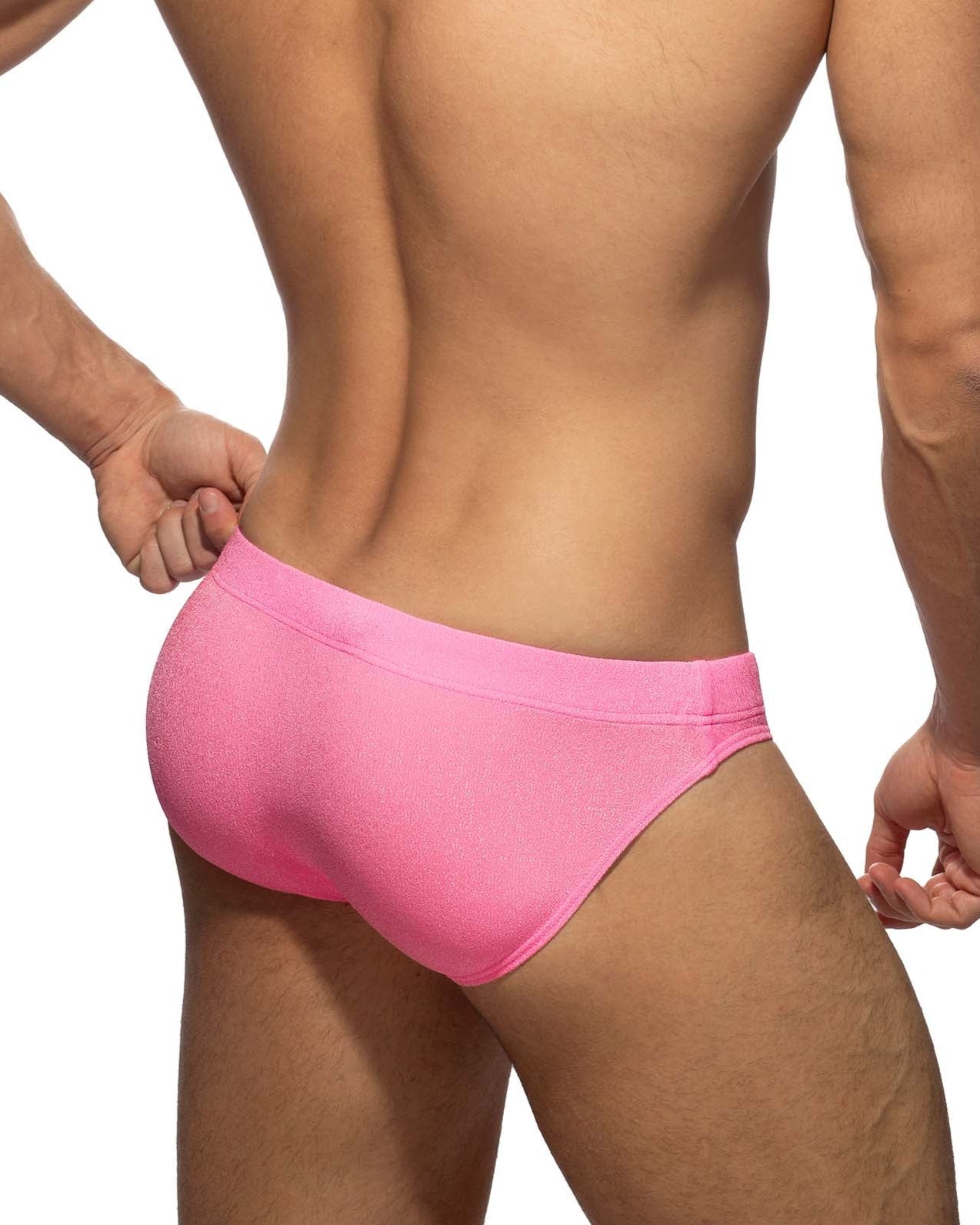 Addicted Pique Swim Bikini pink, back
