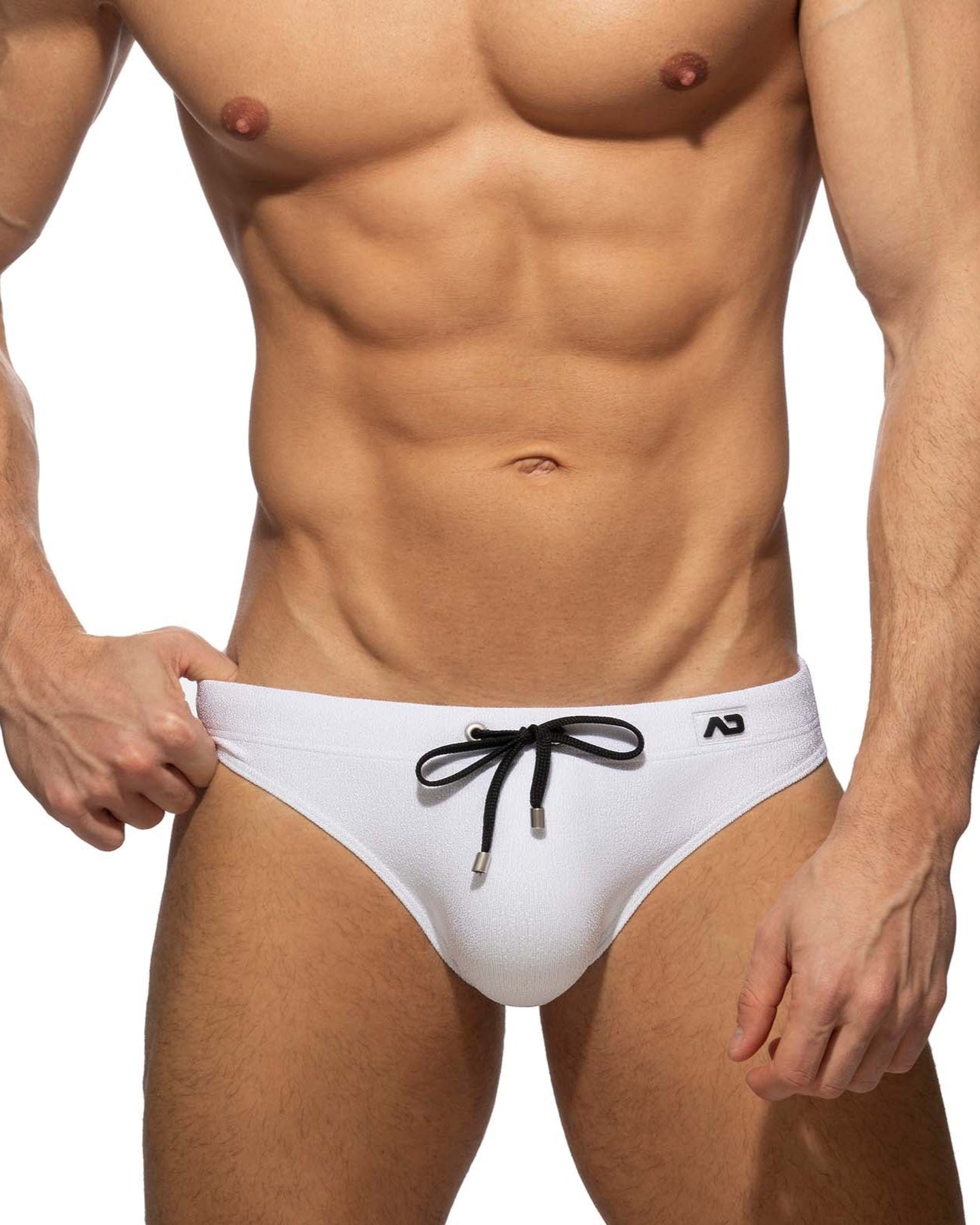 Addicted Badeslip 'Pique Speedo Swim Brief' white mit Push-Up Einlage