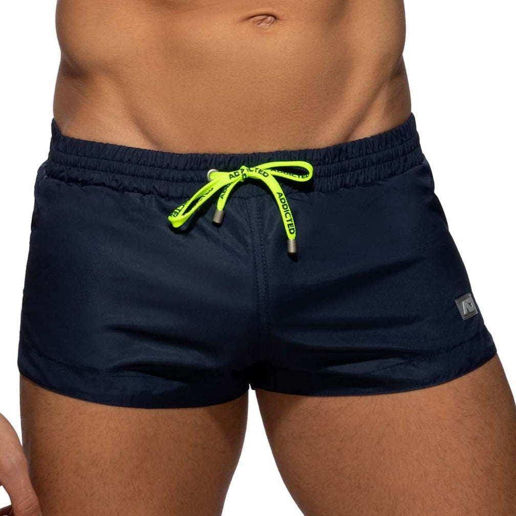 Knappe Addicted Badeshorts 'Basic Mini Swim Short' navy blue, 49784516641094, 49784516673862, 49784516706630, 49784516739398