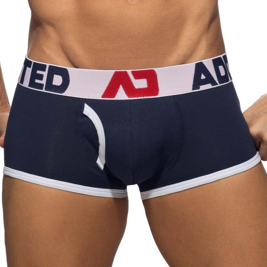Addicted Open Fly Trunk navy