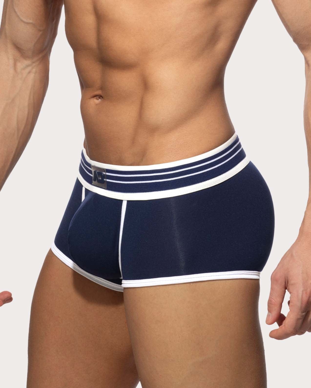Addicted leicht transparente Boxershorts 'Double Trouble Trunk' navy, side, 54093809942854, 54093809975622, 54093810008390, 54093810041158