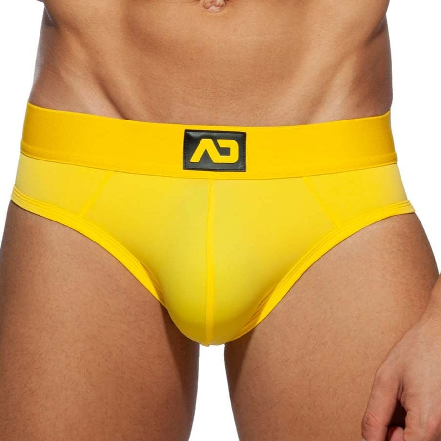 Addicted Bottomless Fetish Brief - Sexy Jock-Brief aus der AD Fetish Kollektion, gelb, front, 50611608387910, 50611608420678, 50611608453446, 50611608486214