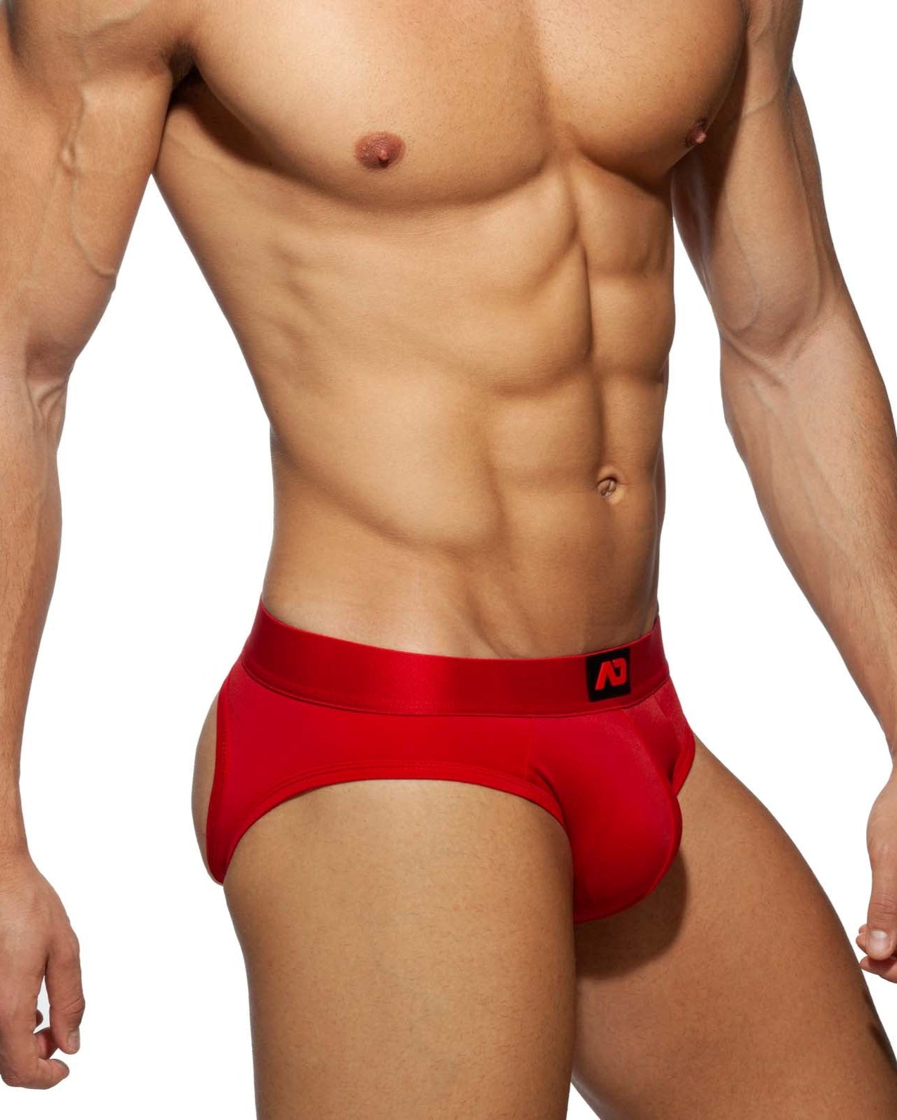 Addicted Bottomless Fetish Brief - Sexy Jock-Brief aus der AD Fetish Kollektion, rot, 50611723895110, 50611723927878, 50611723960646, 50611723993414