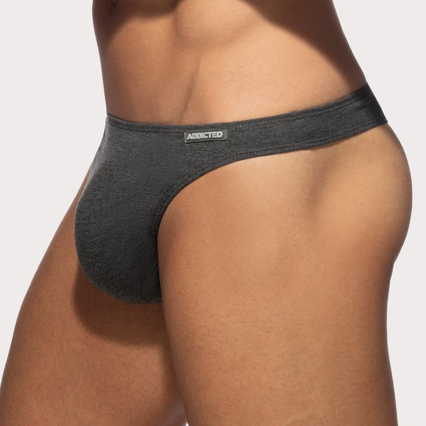 Addicted Herren String-Tanga 'Cotton Thong'  AD986 grey, 54093843136838, 54093843169606, 54093843202374, 54093843235142, 54093843267910