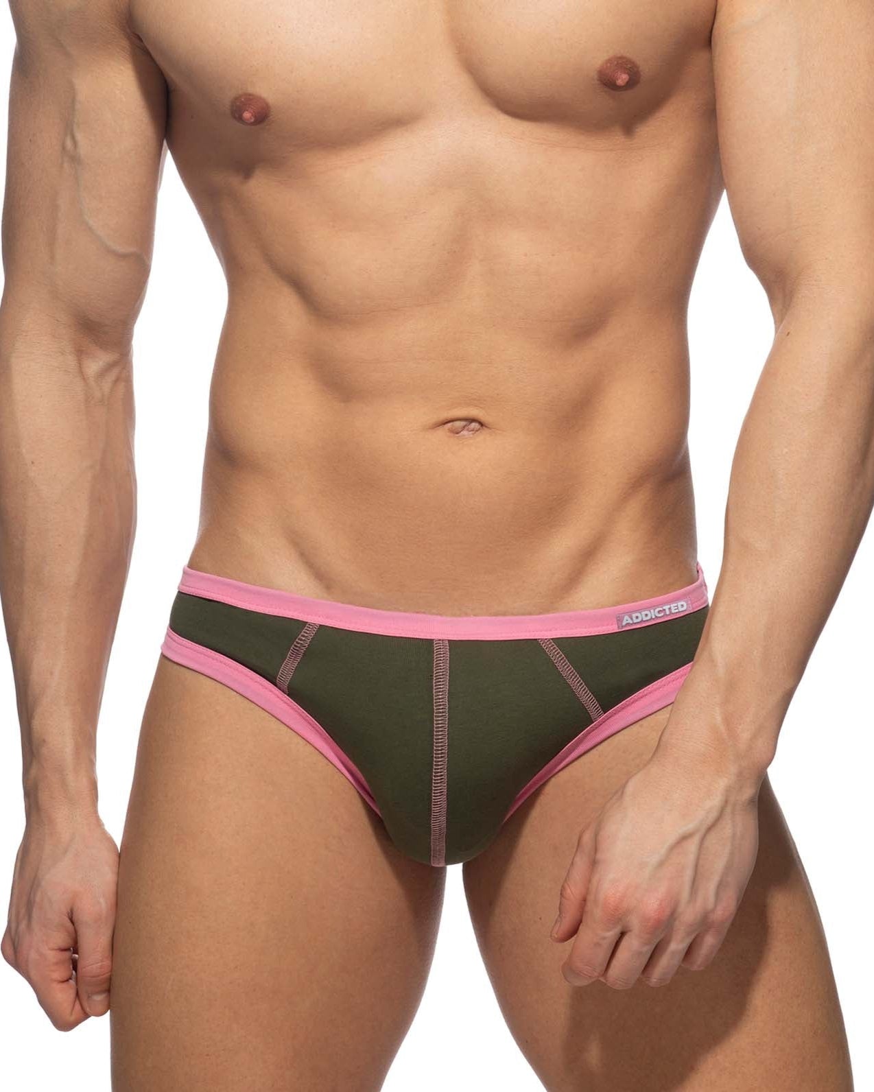 Addicted Twink Cotton Brief khaki