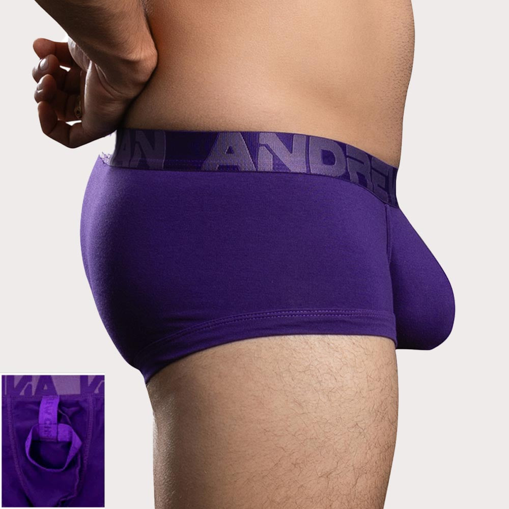 Andrew Christian C-Ring Boxer - Sexy Boxershorts mit integriertem Cock-Ring in lila, side