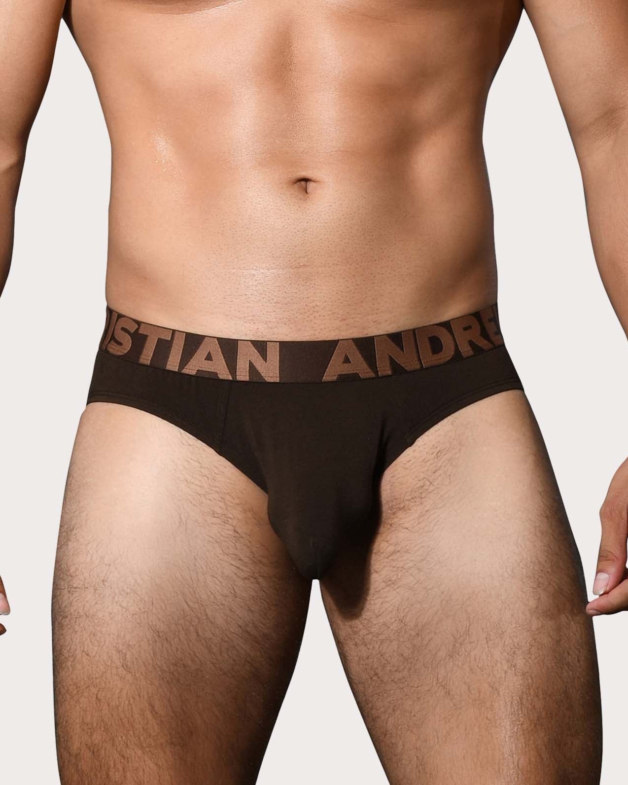 Andrew Christian Slip ' Almost Naked Bamboo Brief 93475' brown mit großem Pouch, 53893314117958, 53893314150726, 53893314183494, 53893314216262