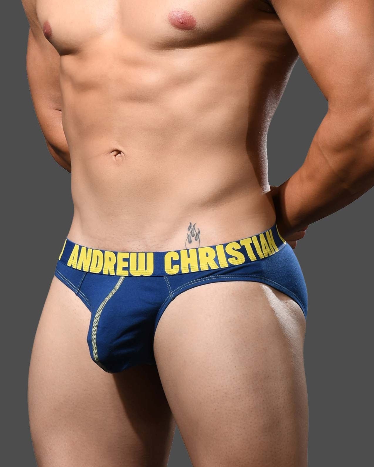 Andrew Christian Almost Naked Happy Brief - sexy Männer Slip in knalligen Farben, navy 53619690406214, 53619690438982, 53619690471750, 53619690504518