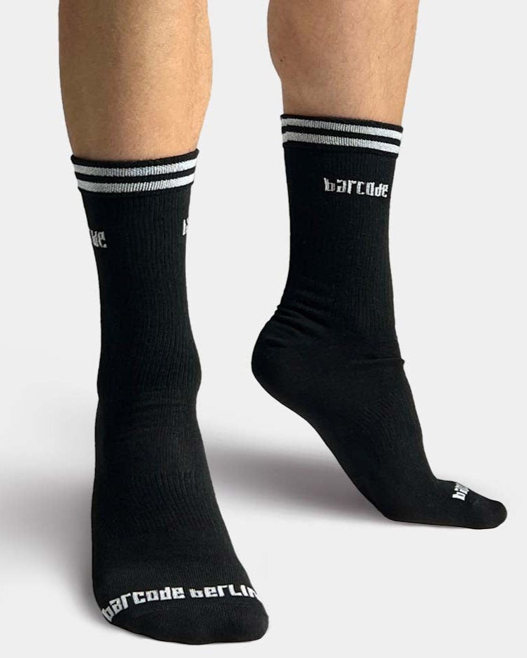 Barcode Berlin Sportsocken 'Festival Socks' black