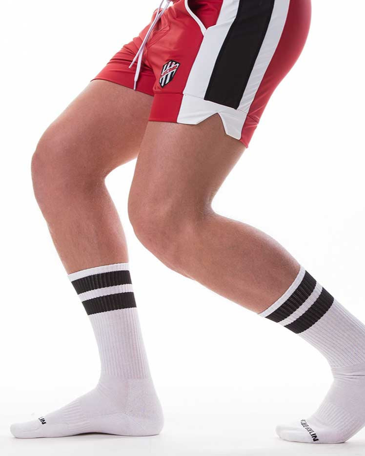 Barcode Berlin Gym Socks white black, full