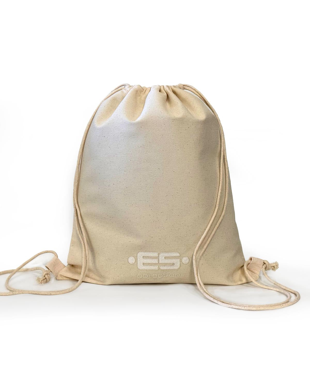 ES Collection Organic Cotton Beach Bag - Stylischer Rucksack aus Bio Baumwolle für Essentials