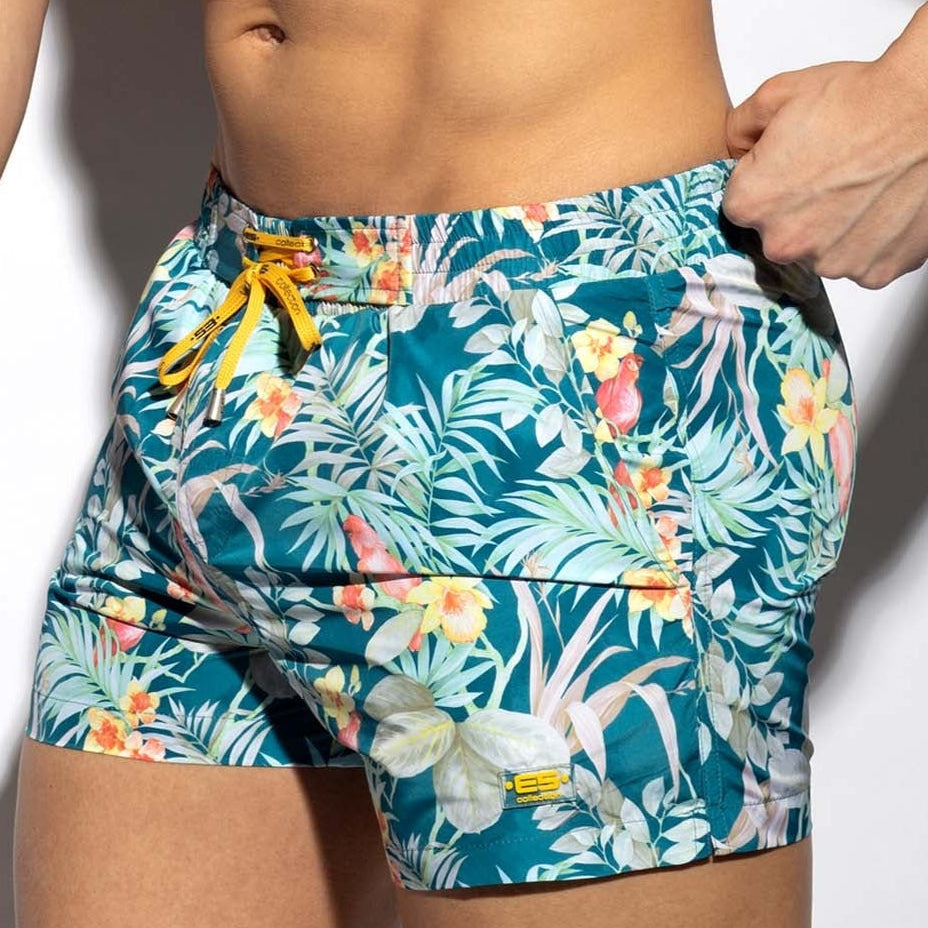 ES Collection Hawaiian Swim Shorts, side