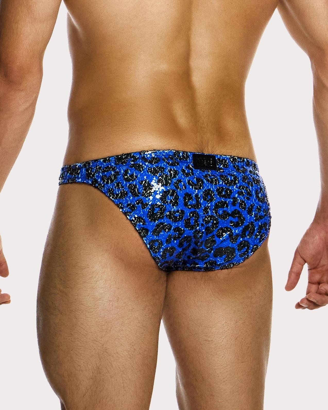 Gewagter Modus Vivendi Slip 'Leopard Sequin Low Cut Brief' blue,  back, 50621238673734, 50621238706502, 50621238739270, 50621238772038