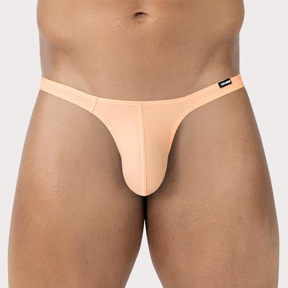 Cut4Men SP4NDEX BREEZE Brazilian Thong - Herren String-Tanga aus elastischer Mikrofaser in peach