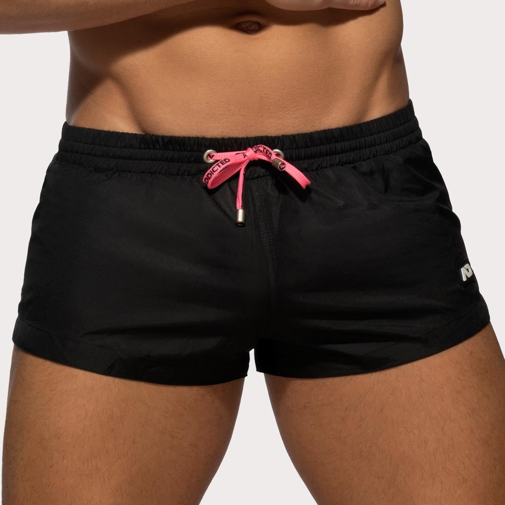 Knappe Addicted Badeshorts 'Basic Mini Swim Short' black, 46511228125510, 46511228158278, 46511228191046, 46511228223814