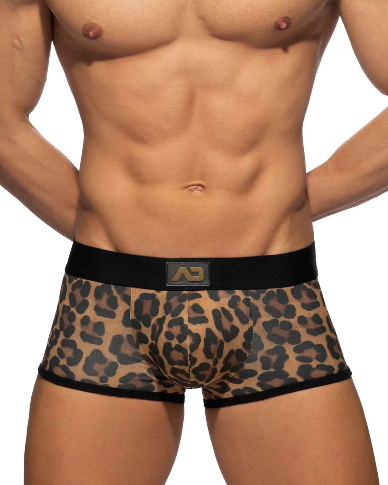 Addicted Leopard Fresh Trunk - Sexy Boxershorts mit ausgefallenem Leopardenprint, Vorderseite
