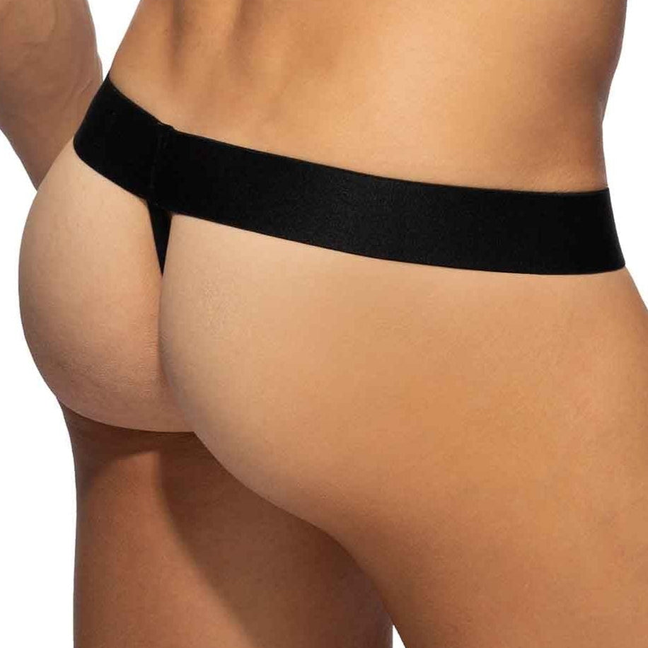 Addicted Leopard Fresh Thong - Herren String mit sexy Leopardenmuster, Rückseite