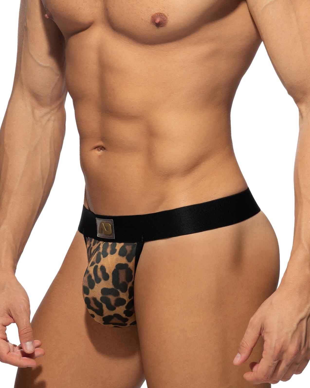 Addicted Leopard Fresh Thong - Herren String mit sexy Leopardenmuster