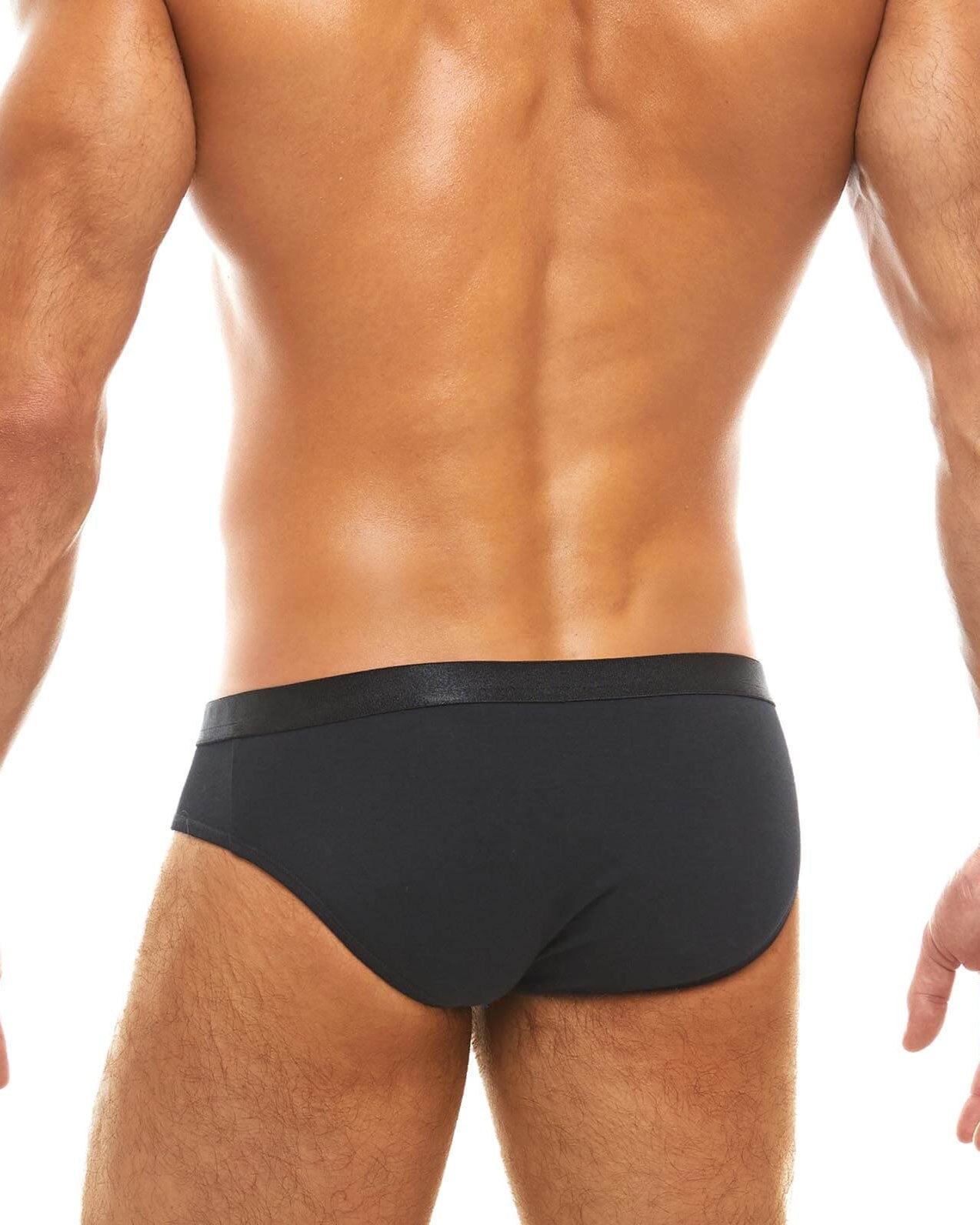 schwarzer Herren Slip 'Modus Vivendi Classic Brief' Rückansicht